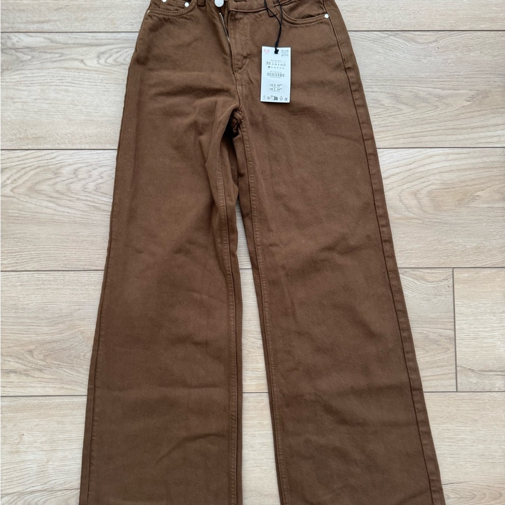 Zara ZW collection | Wide-Leg Jeans - Picture 2 of 4